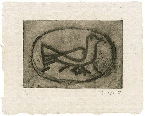 Georges Braque, "Oiseau II", Vallier 52