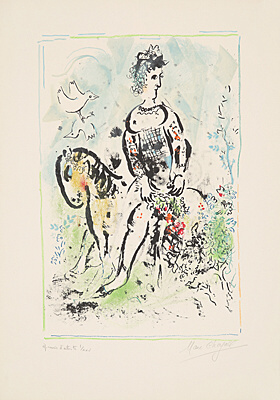 Marc Chagall, "Pierrot lunaire", Mourlot 574