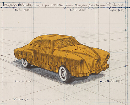 Christo & Jeanne-Claude, "Wrapped Automobile",  noch nicht bei Schellmann