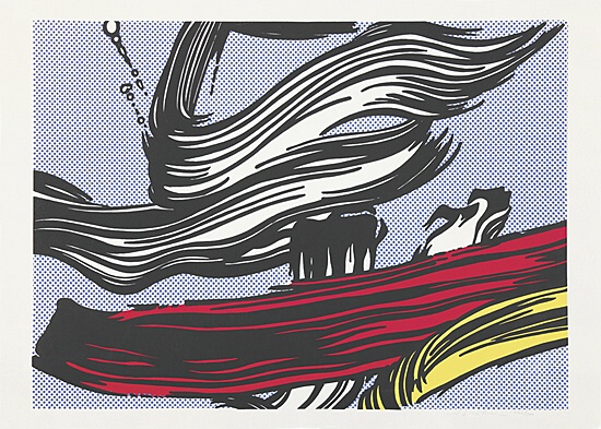 Roy Lichtenstein, "Brushstrokes",Corlett 45
