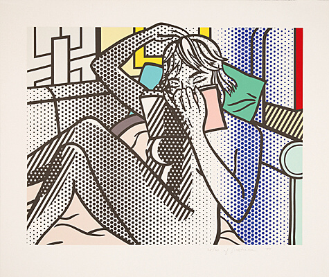 Roy Lichtenstein, "Nude Reading",Corlett 288