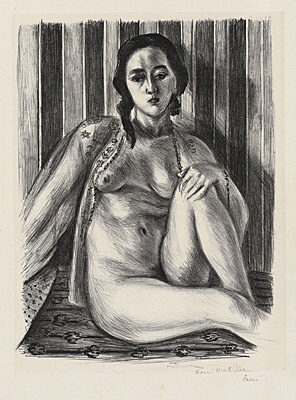 Henri Matisse, "Nu assis à la chemise de tulle",Duthuit 465, pl. 69