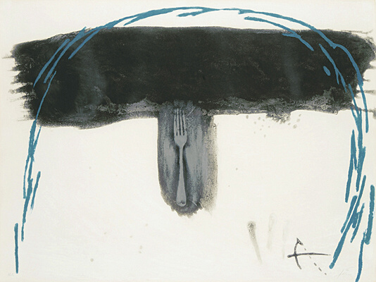 Antoni Tàpies, "Arc blau",Galfetti 288